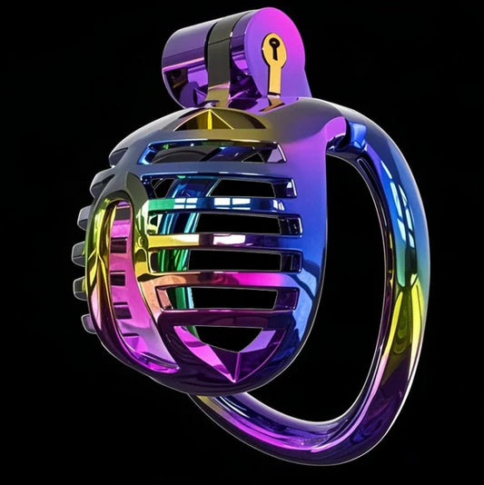 Cobra Rainbow Gradient Chastity Lock