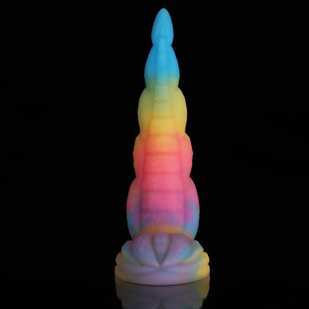 Octopus -Tail -Blue- Yellow- Purple- Dildo