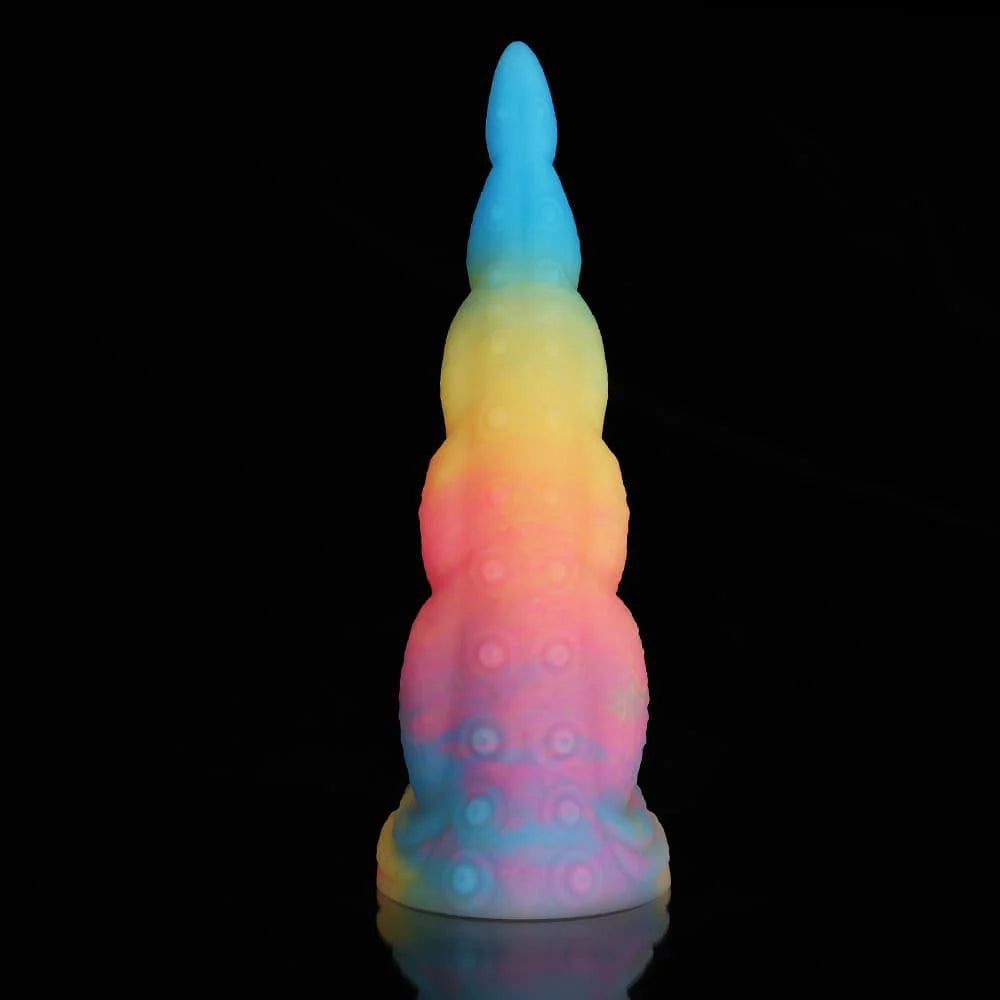 Octopus -Tail -Blue- Yellow- Purple- Dildo