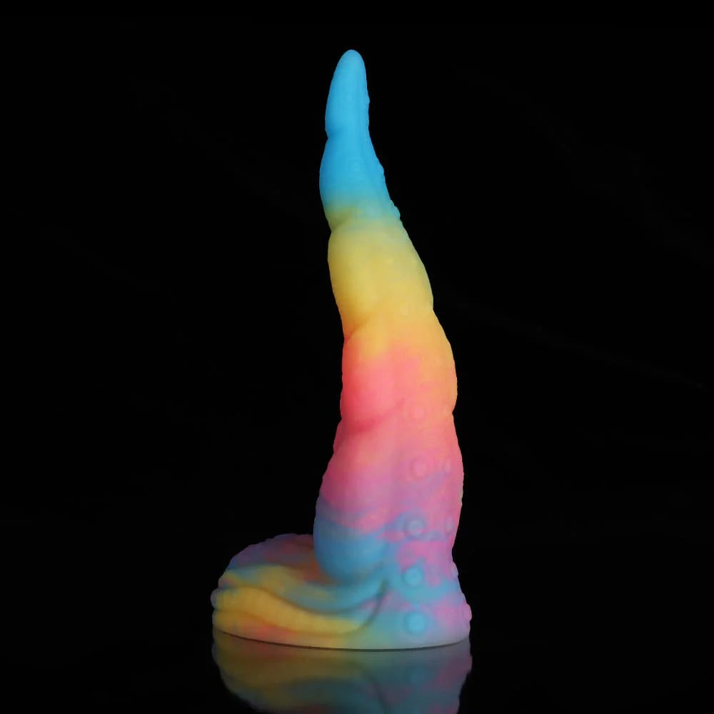 Octopus -Tail -Blue- Yellow- Purple- Dildo
