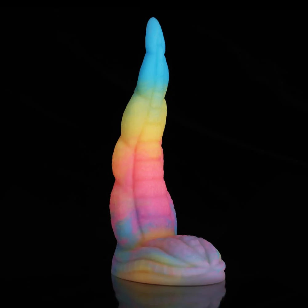 Octopus -Tail -Blue- Yellow- Purple- Dildo