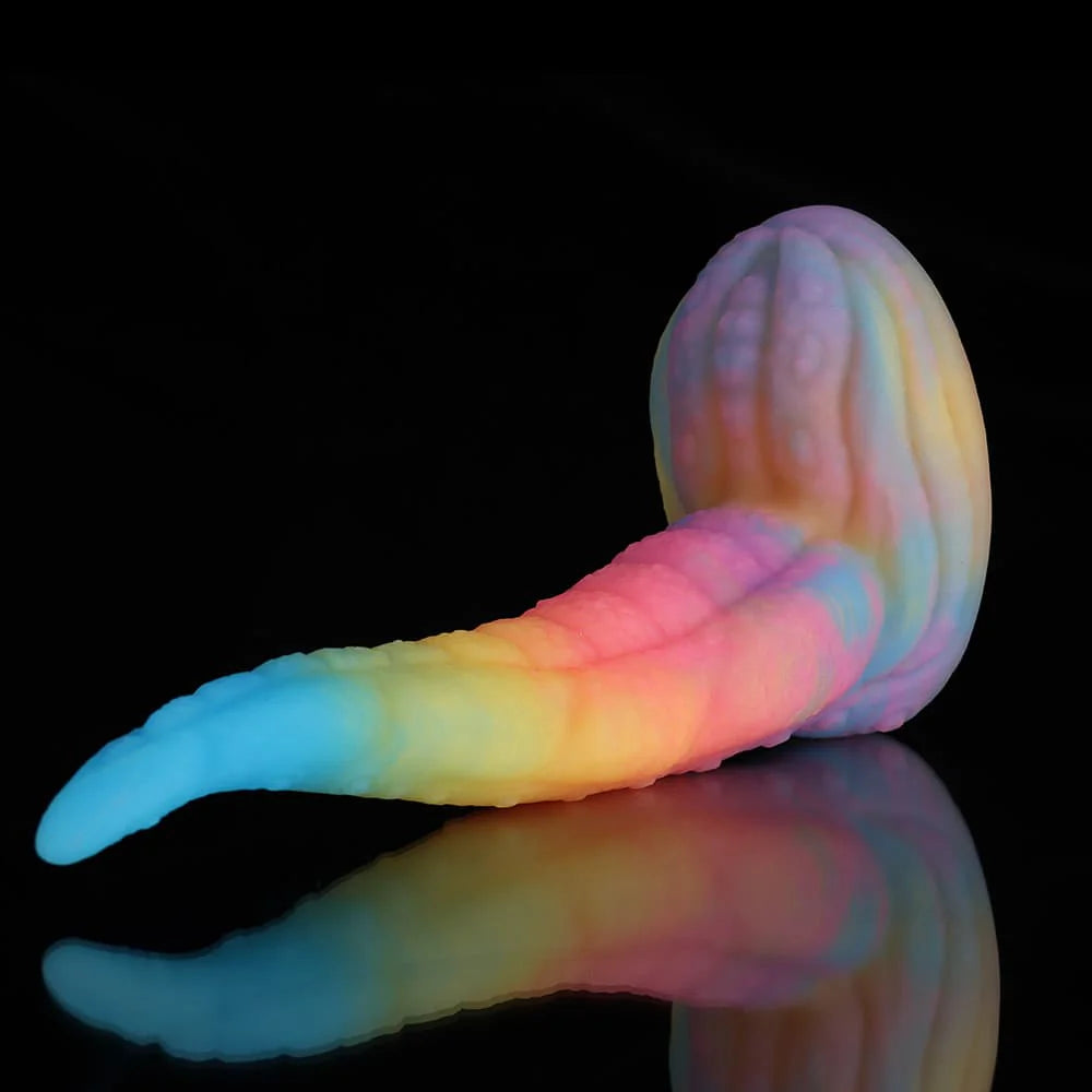 Octopus -Tail -Blue- Yellow- Purple- Dildo
