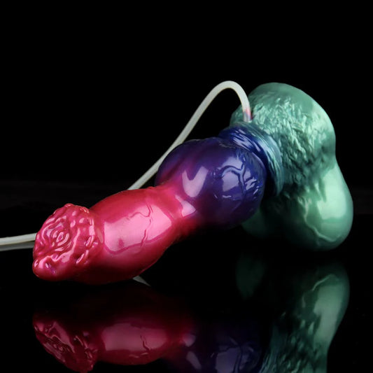 Dog- Squirting Dildo - Fantasy Knot Dildo - Ejaculating Dildo