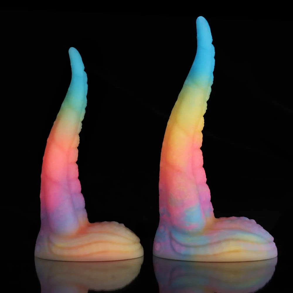 Octopus -Tail -Blue- Yellow- Purple- Dildo