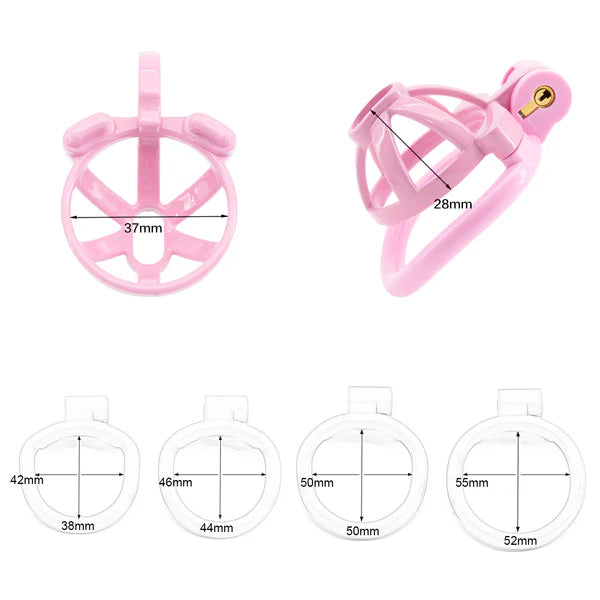 Open-Tip Glans Chastity Cage